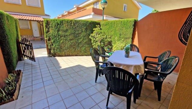 zona exterior pensada para el confort y el descanso total