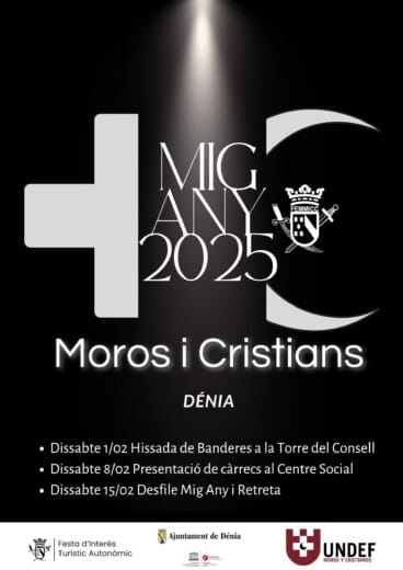 Cartel Mig Any de Moros y Cristianos 2025