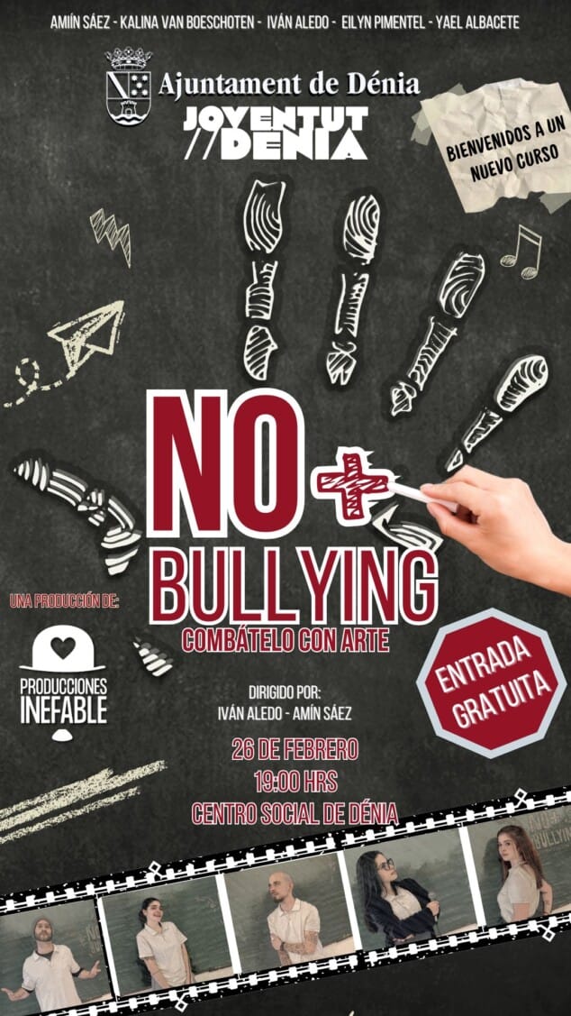 Imagen: Cartel 'No + Bullying'