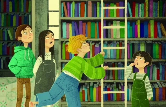 affiche pour le prix valencien du récit pour enfants et jeunes adultes 1