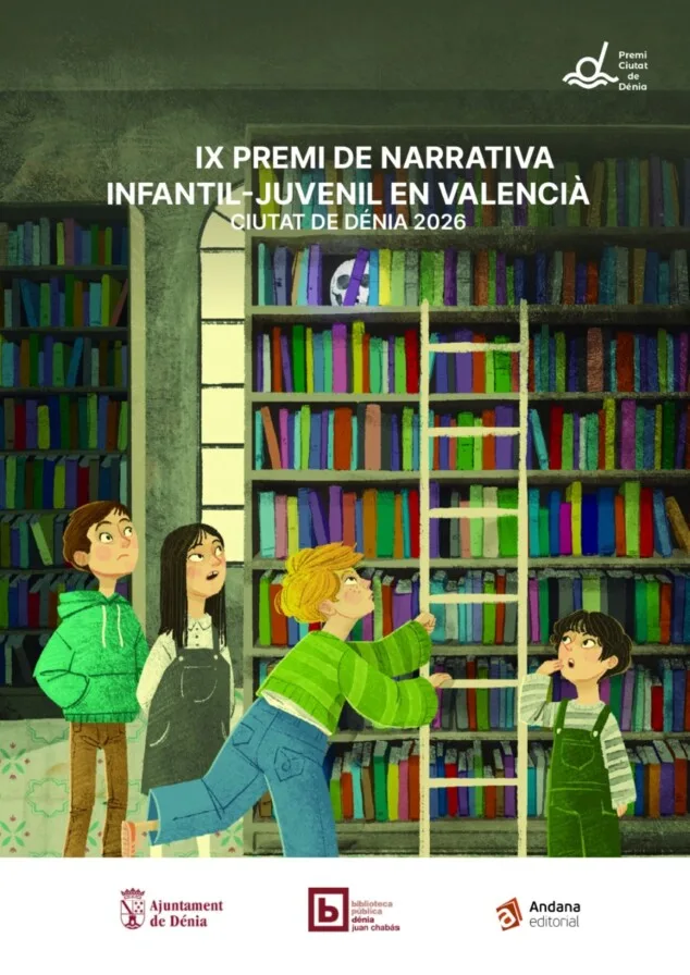 Afbeelding: Poster voor de Prijs voor Verhalen van Kinderen en Jongeren in Valencia.