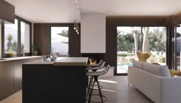 Cocina funcional con diseño actual y acabados de calidad