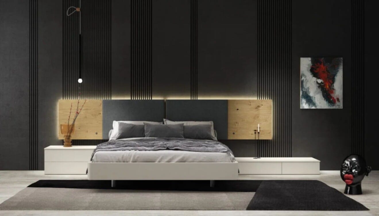 Dormitorio funcional con diseño contemporáneo