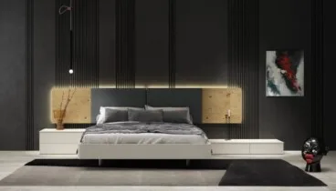 Dormitorio funcional con diseño contemporáneo