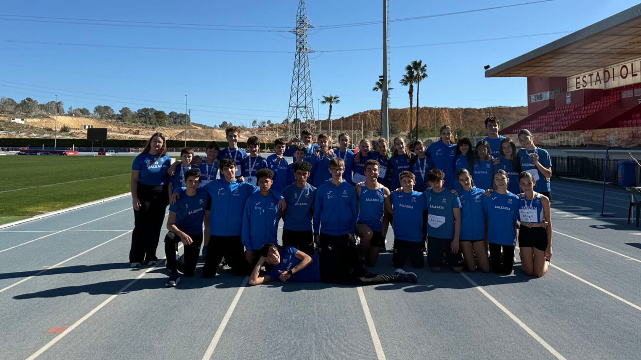 El Club Atletisme Baleària Diànium en el Campeonato Provincial Individual Sub14 y control de marcas Sub16