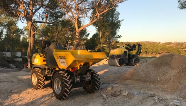 equipos modernos de alquiler de maquinarias en la xara y denia