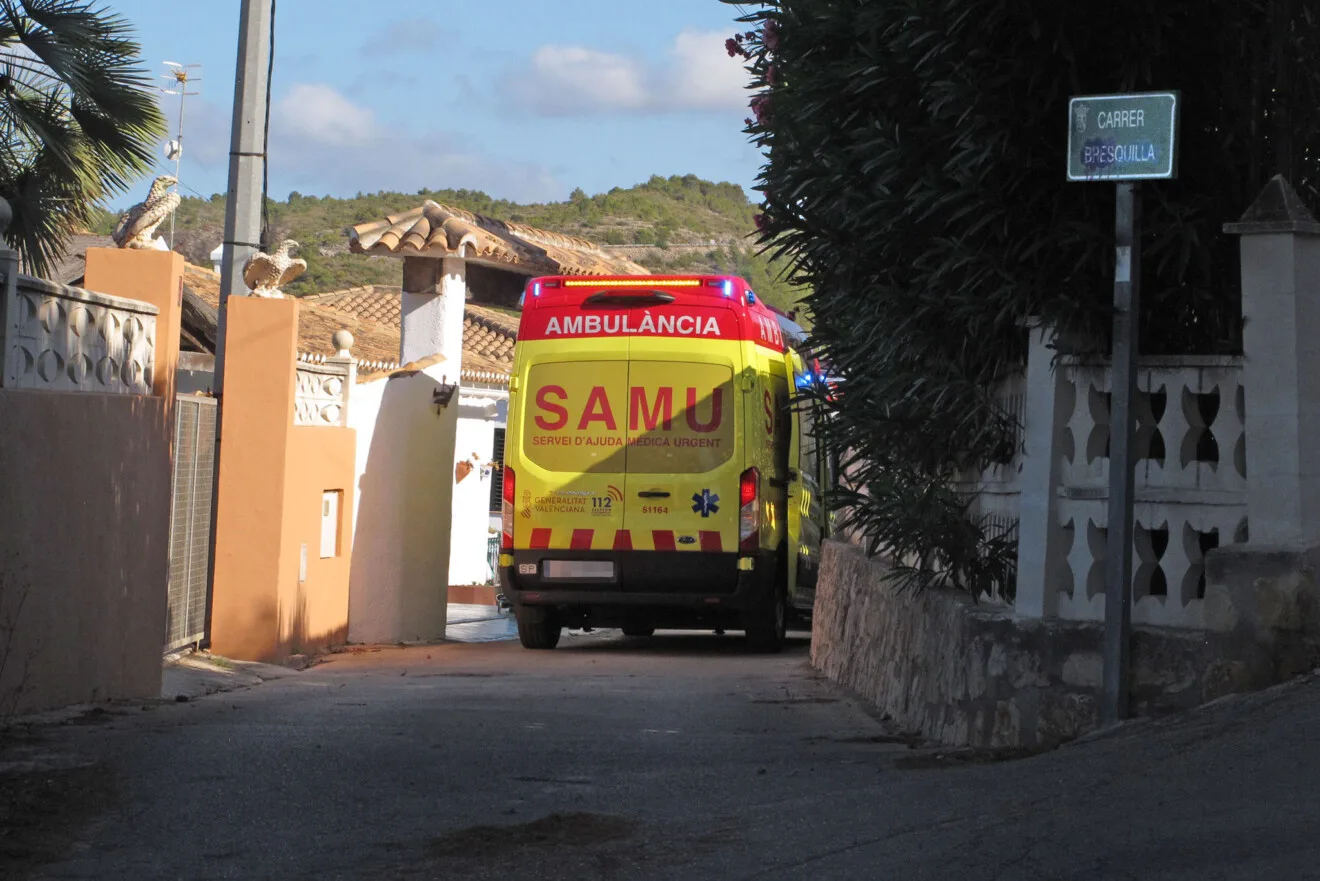 Foto de archivo de una ambulancia SAMU