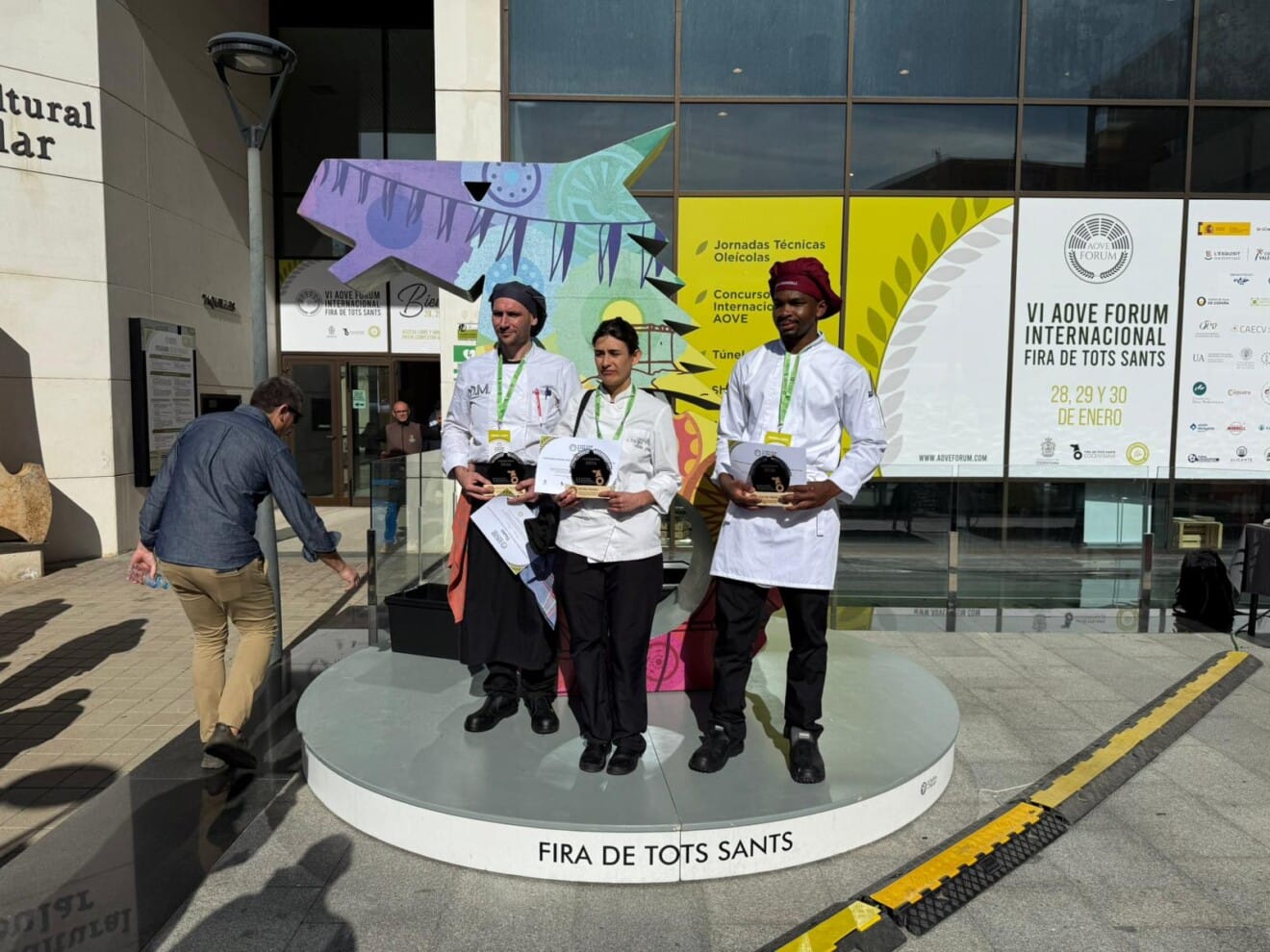 Los tres premiados