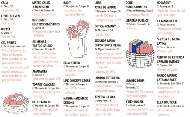 Imagen: Más comercios de la campaña de San Valentín 2026 de Dénia