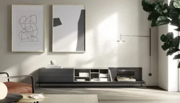 Mueble de salón con estilo actual y práctico