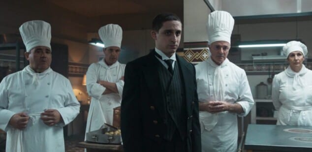 Image : Óscar Lasarte dans une scène du film Le Dîner