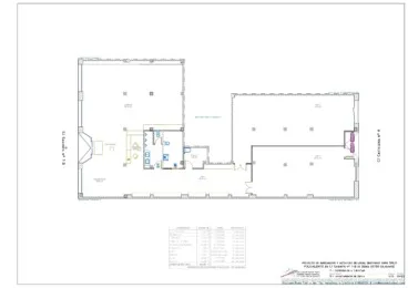 plano de distribucion del centro de barrio paris pedrera de denia
