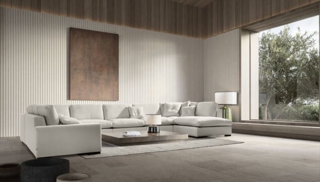 sofa confortable con diseno actual
