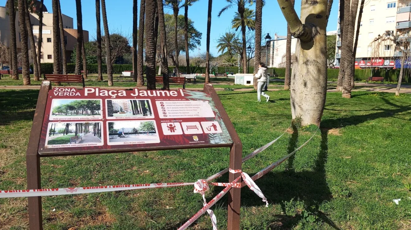 Suspensiones en cadena en Dénia por el temporal de viento