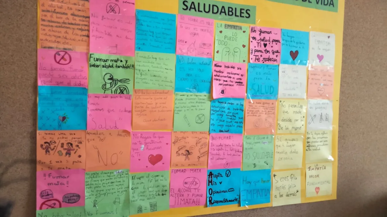 Panel de acciones trabajadas en el programa Joves Competents de Dénia