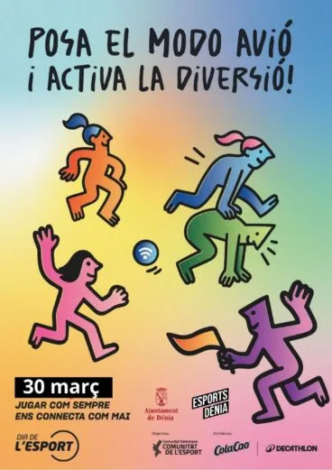 Cartel del Día del Deporte en Dénia
