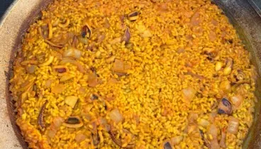 Arroz a banda y del senyoret en Dénia con receta original