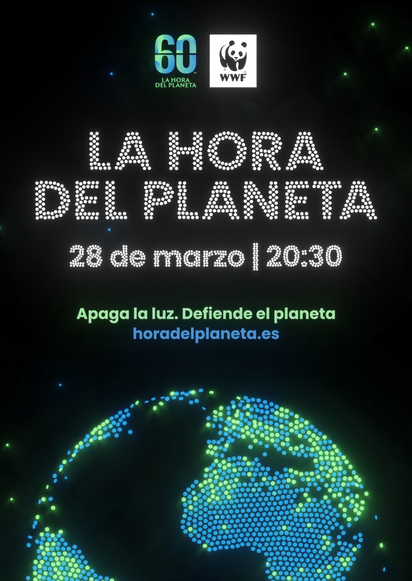 Cartel de La Hora del Planeta este 2026
