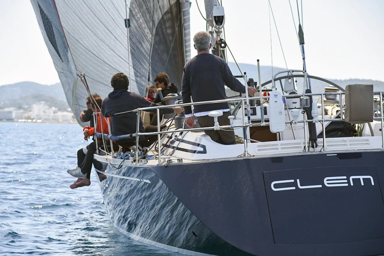 El velero histórico Clem Primero navegando en La Ruta de la Sal
