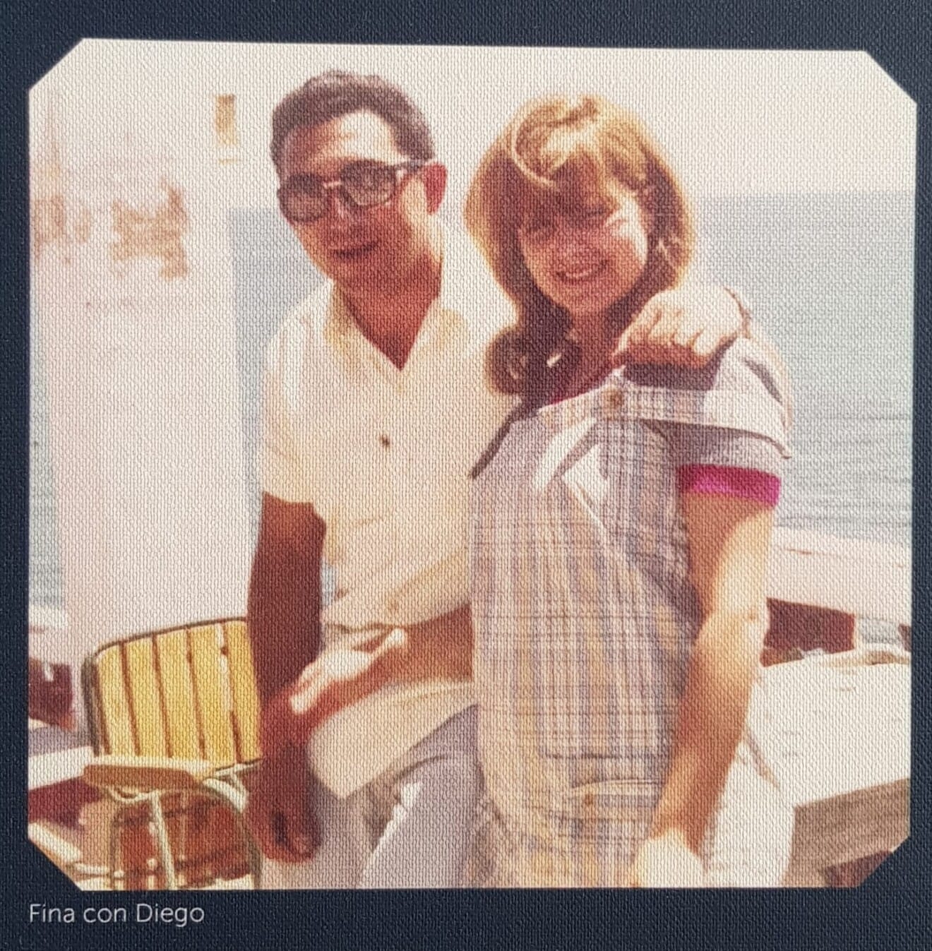 Diego y Fina en Restaurante Mena