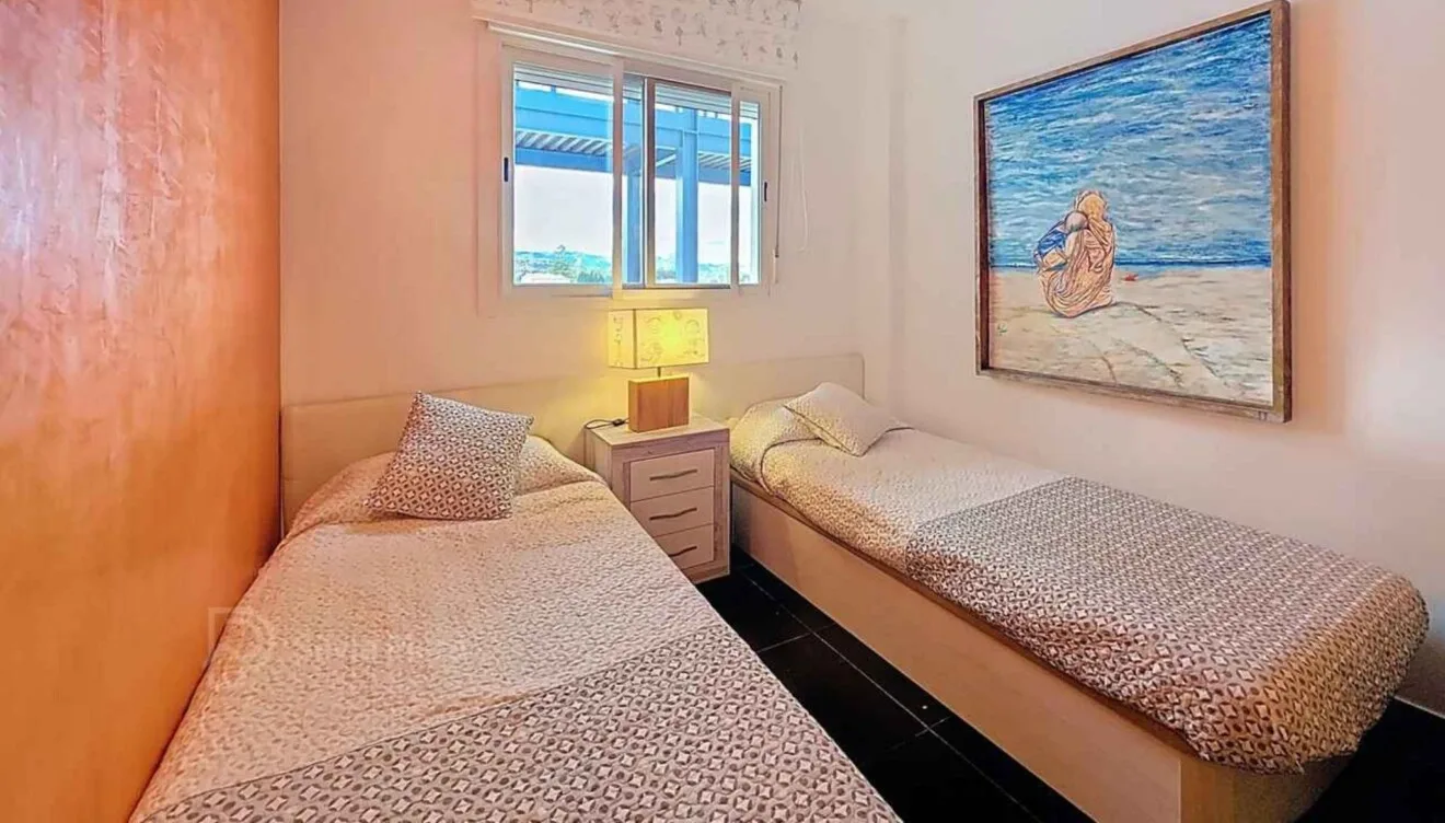 Estilo mediterráneo en el interior de apartamento en El Verger