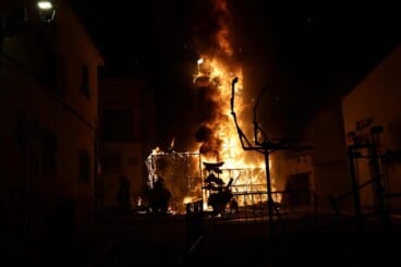 Fallas durante la Cremà de Dénia 2026 10