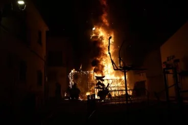 Fallas durante la Cremà de Dénia 2026 10