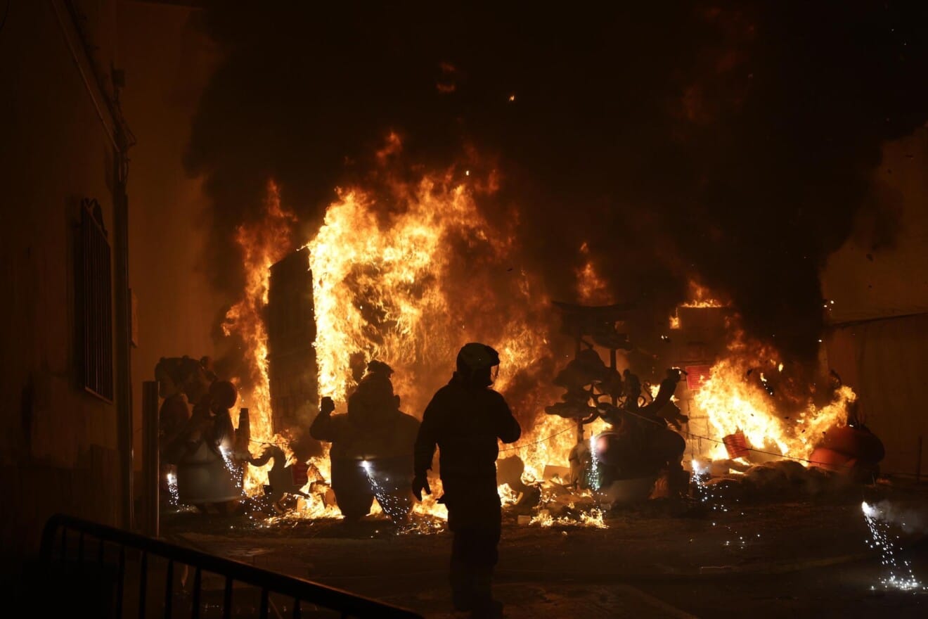 Fallas durante la Cremà de Dénia 2026 2