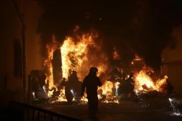 Fallas durante la Cremà de Dénia 2026 2