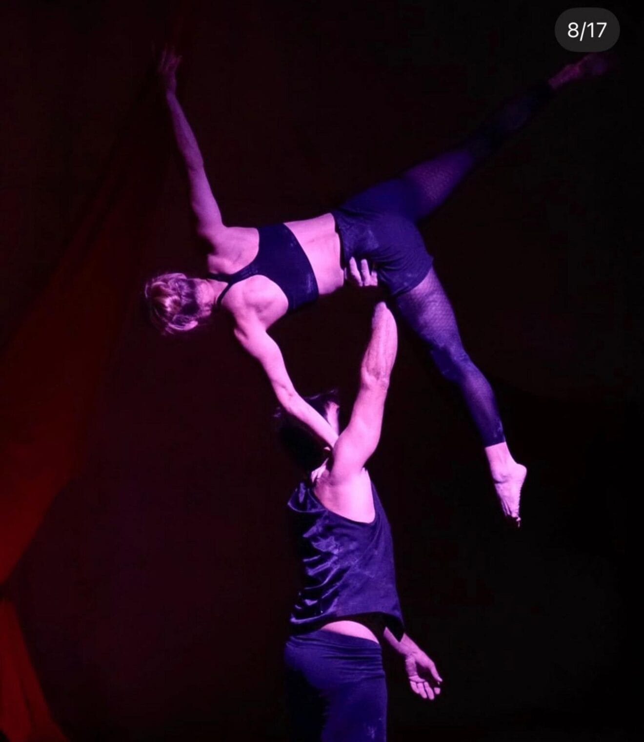 Actuación de La Marina Social Club en el Aerial Arts Championship