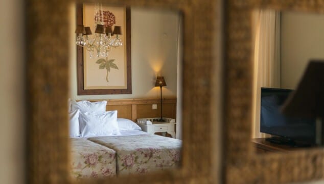 habitacion con vistas al mar en hotel los angeles denia