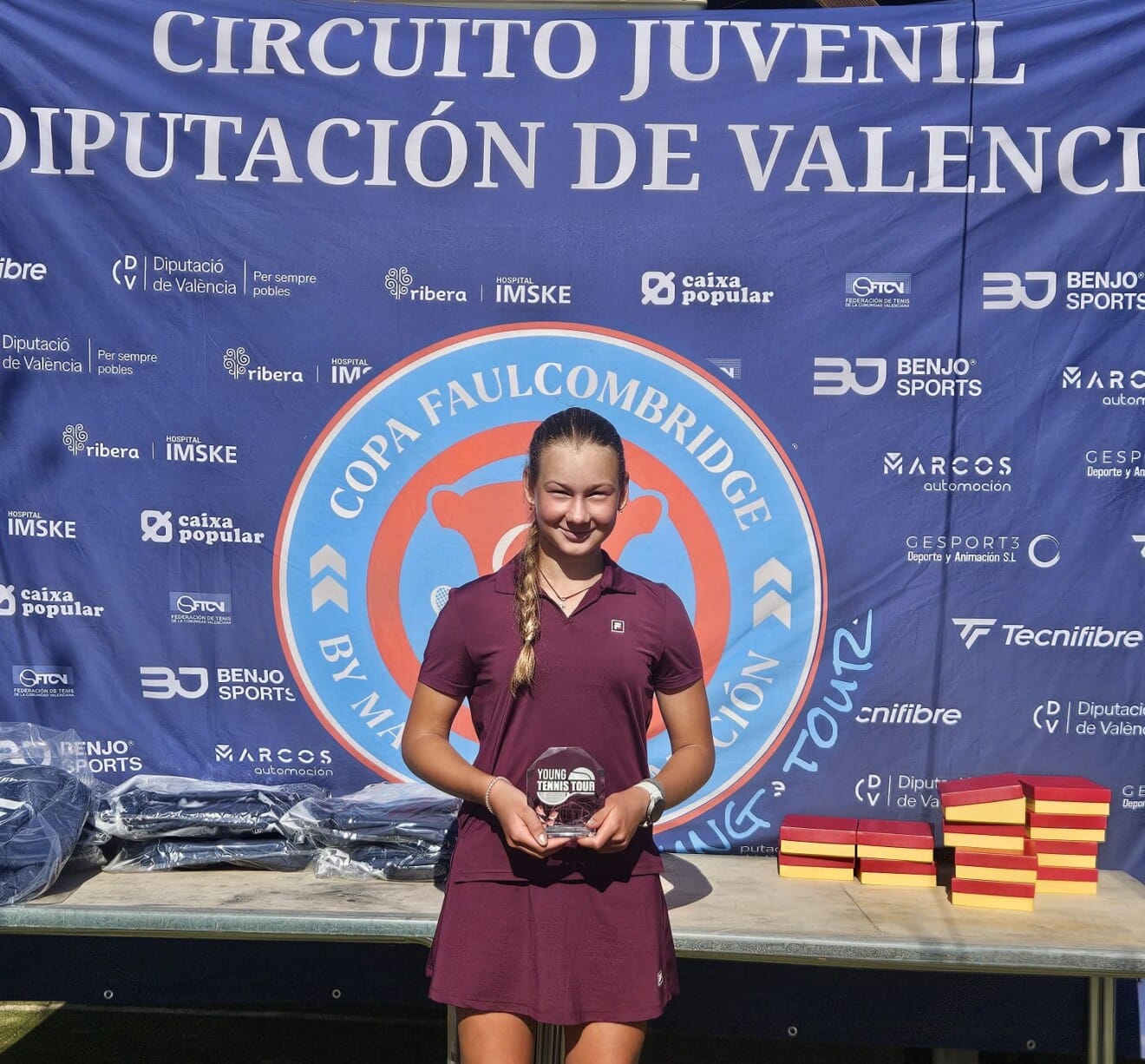 Maria Olinyk, finalista sub-14 Young Tenis Tour C.T.Gandia