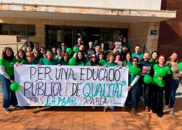 movilizacion en el ies la mar xabia archivo