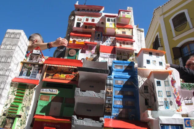 planta de las fallas de denia 2026 durante el domingo 14