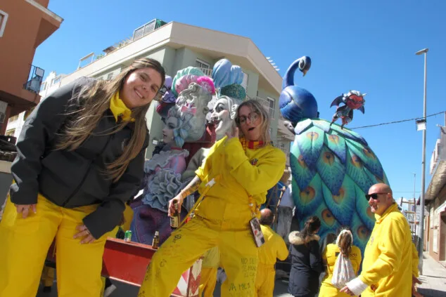 planta de las fallas de denia 2026 durante el domingo 24