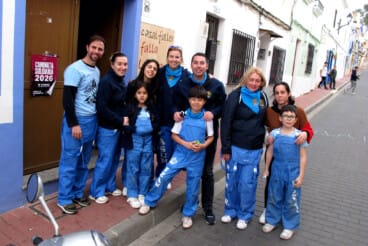 Plantà de las Fallas de Dénia 2026 durante el sábado 11