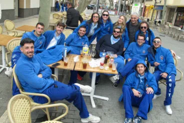 Plantà de las Fallas de Dénia 2026 durante el sábado 20