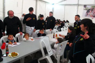Plantà de las Fallas de Dénia 2026 durante el sábado 30