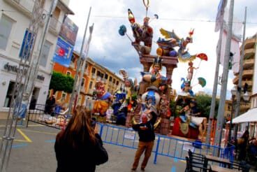 Plantà de las Fallas de Dénia 2026 durante el sábado 35