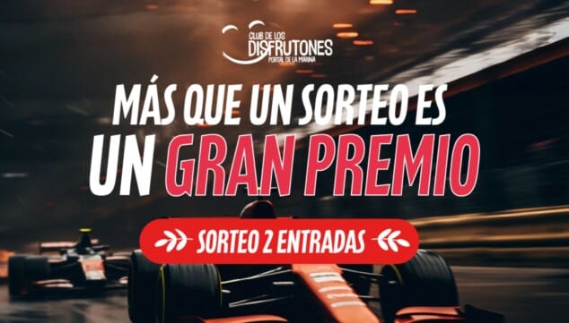 portal de la marina sortea entradas para el gran premio de espana de formula 1 entre los socios del club de los disfrutones