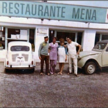 Restaurante Mena durante sus comienzos