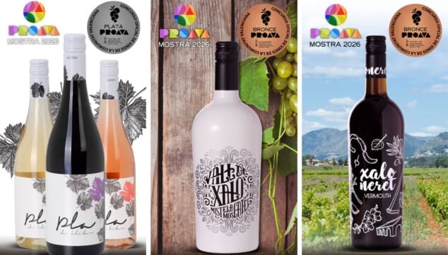 bodegas xalo destaca en la mostra proava 2026 con tres premios