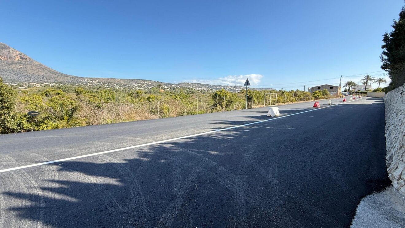 Finalización de las obras en el Camí Cabanes de Xàbia