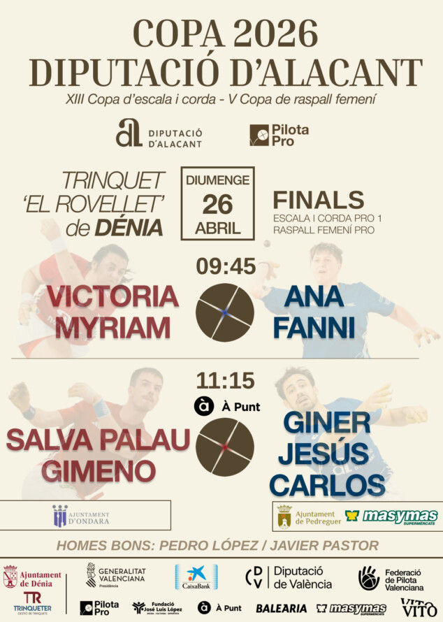 Imagen: Cartel Copa Diputación Pilota