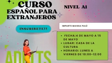 cartel de los cursos de espanol en denia este 2026 para personas extranjeras