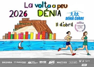 Cartel oficial de la Volta a Peu Dénia 2026