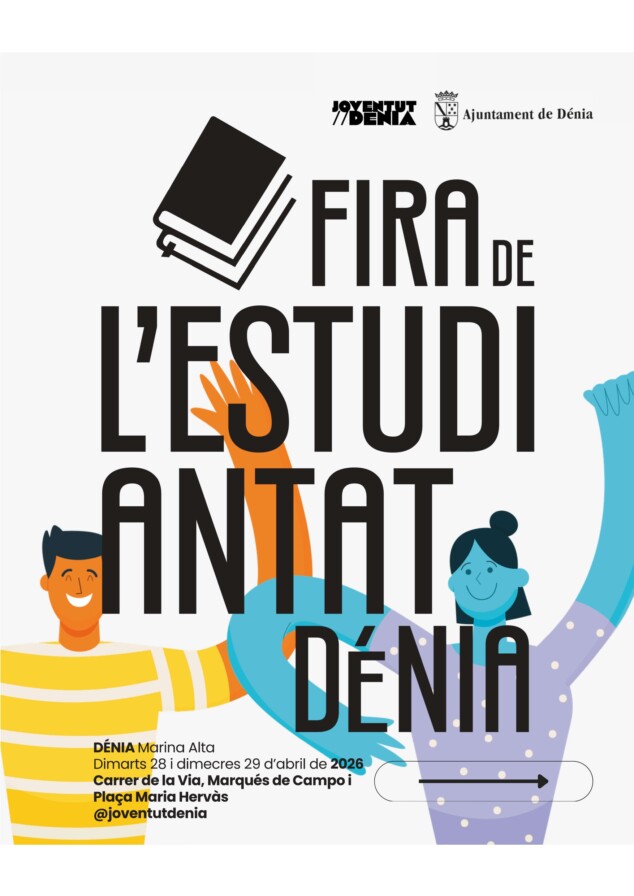 Imagen: Cartel de la Feria del Estudiantado en Dénia