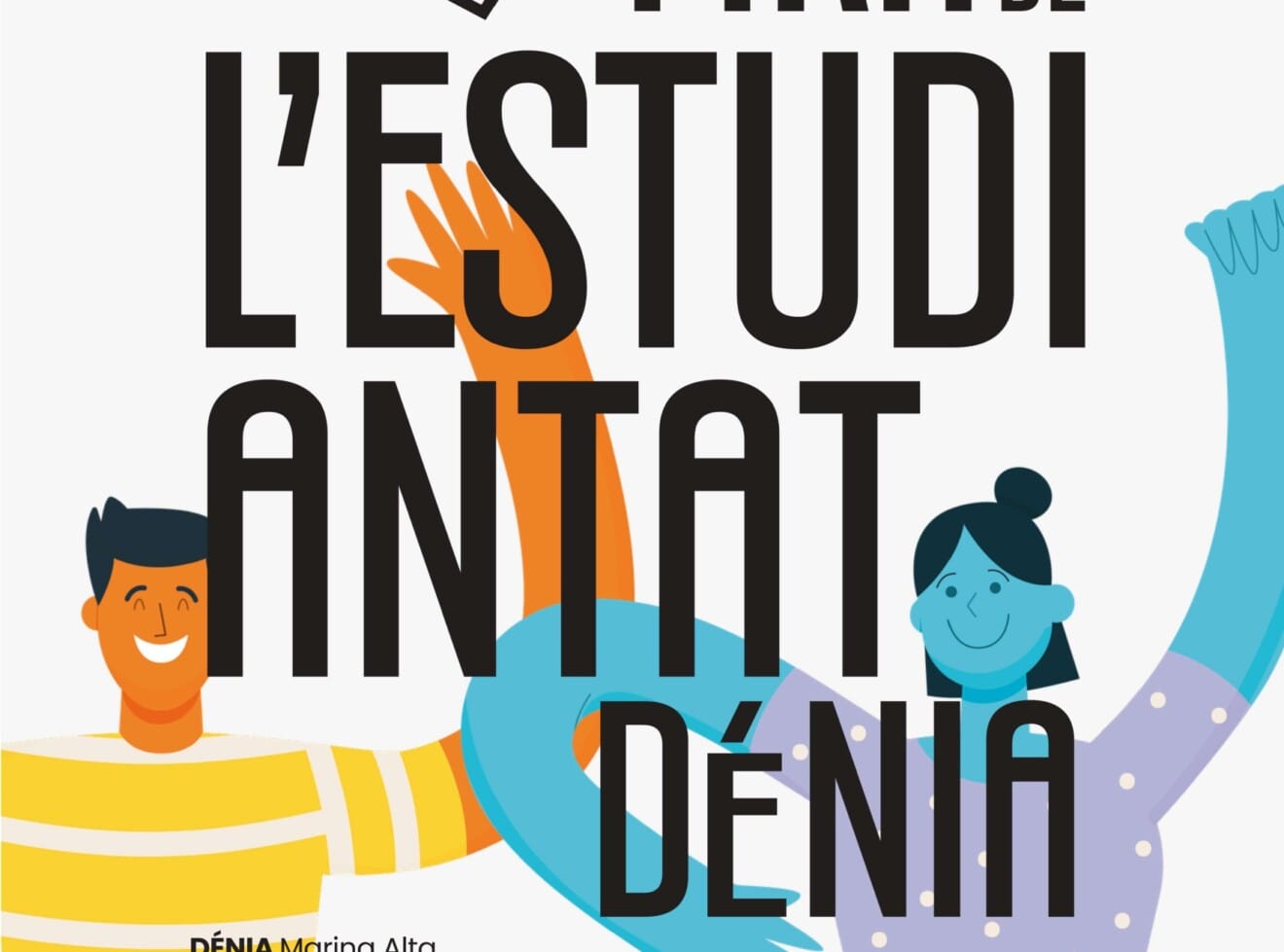 Cartel de la Feria del Estudiantado en Dénia