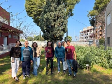 Huerto del CEIP Llebeig: el rincón verde que ya está transformando los recreos en Dénia
