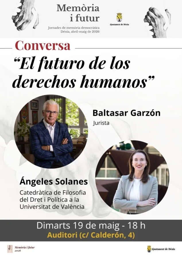 Imagen: Charla de Baltasar Garzón en Dénia